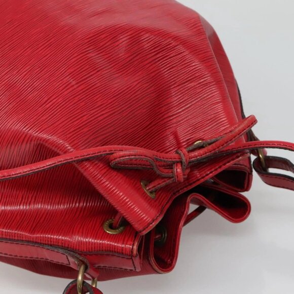 LOUIS VUITTON Epi Noe Shoulder Bag Red M44007 LV Auth ar13739 - Picture 7 of 14